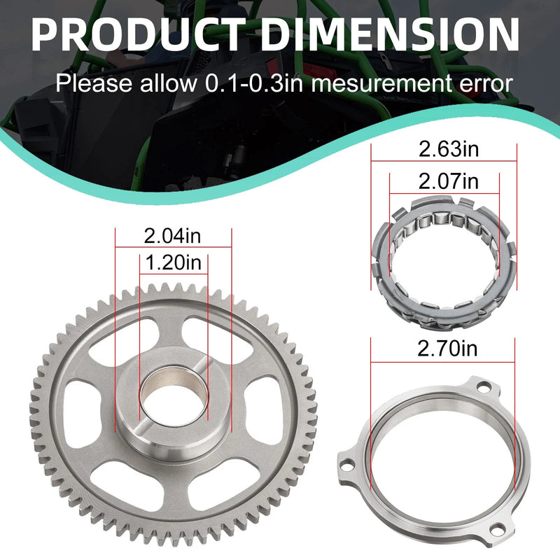 Polaris RZR 4 XP 900 Starter Clutch Sprag Idler Gear Gasket Kit (2011–2014)