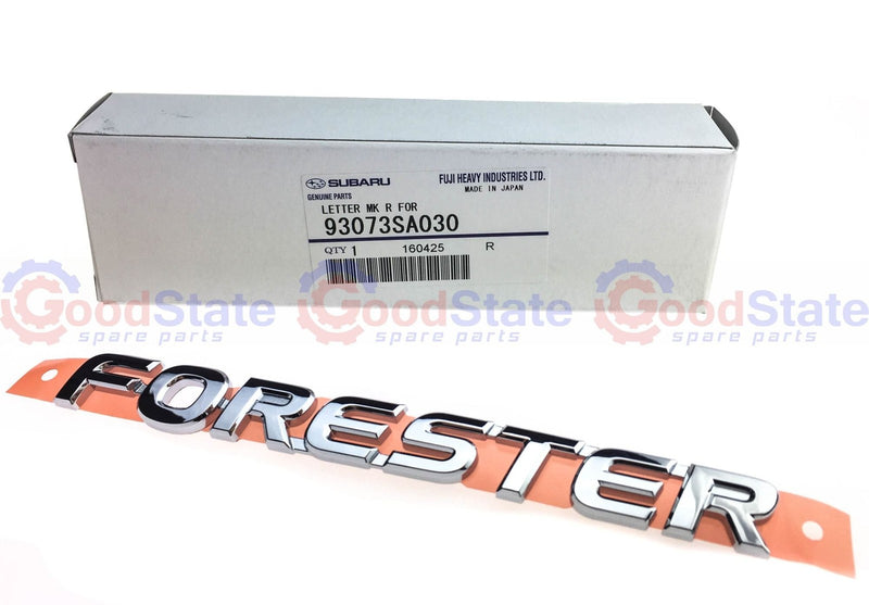 Subaru Forester Rear Tailgate Badge Emblem MY03 - MY08