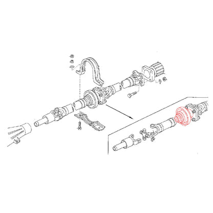 Drive Shaft Center Support Bearing for Datsun Nissan 720 2D Ute 2WD 1979-1986