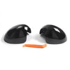 Mini Cooper R55 R60 Glossy Black Side View Mirror Cover Caps (2007-2016)
