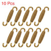 Motorcycle 10pcs 60mm Exhaust Pipe Stainless Steel Swivel Spring