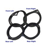 Door Rubber Weatherstrip Seal F+R 4 Pc Fits Datsun Sunny B310 4D Sedan 77-81 D11