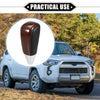 Toyota Land Cruiser Drilled Wood Grain Pattern Automatic Gear Shift Knob