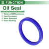 Oil Seal 80x95x10mm TPU Rotary Shaft Seal Seal Ring 5 Pcs