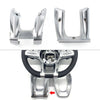Mercedes-Benz Silver Steering Wheel Lower Trim Cover