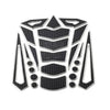 Silver Motorcycle Oil Fuel Tank Pad Cover Guard Protector Decal Sticker