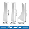 Ford Focus (2008-2011) Silver Tone 6pcs Door Pillar Window Trim