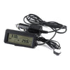 Car Thermometer / 12V / with Digital Clock Adjustable Base Bracket