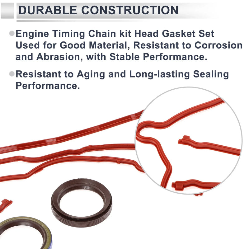 Ford 4.6L V8 Engine Timing Cover Gasket Set (2000-2010)