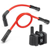 Sportster 883 / 1200 Ignition coil & spark plug wire w/cap (2007–2020)