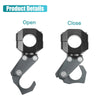 Honda ADV150 Aluminum Alloy Titanium Tone Motorcycle Handlebar Hook Set