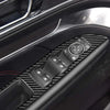 Carbon Fiber Door Window Switch Buttons Cover Trim Fits Ford Explorer 2013-2019