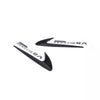 Mercedes Benz C / E / S Class 2 x Gloss Black Side Air Vent Fender Trim (2014-2021)
