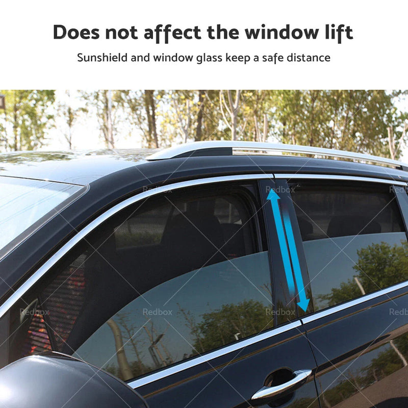 Ford Ranger PX2 4 x Front Rear Magnetic Window Sun Shades (2015-2022)