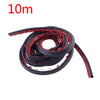 Car 10M Soundproof Car Door Edge Trim Seal Strip Rubber Weatherstrip