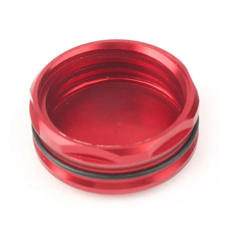 Kawasaki Yamaha Suzuki Honda Red 37MM CNC Rear Brake Fluid Reservoir Guard