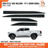 Mazda BT-50 Matte Black OEM Style Side Door Cladding (2021-2023)