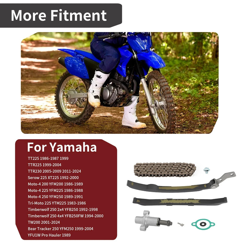 Yamaha Serow 225 XT225 Tensioner Guide Kit (1992-2000)