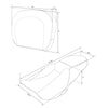 Harley Road Street Glide Driver Passenger Seat & Backrest Pad (2009-2023)