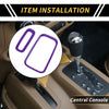 Jeep Wrangler JK JKU Console Gear Shift Ring Panel Cover Trim (2007-2018)