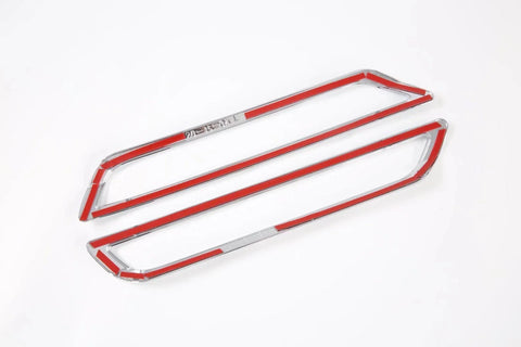 Ford Explorer (2020-2023) 2 x ABS Chrome Rear Fog Light Frame Cover Trim