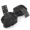 Harley Sportster Dyna Black PU Leather Saddle Bags