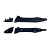 Hyundai i30 GD Set of 2 Rear Left + Right Door Handle Black (2012–2017)