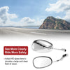 M8 / M10 Rear View Mirrors / M8/M10 / Side Rearview Mirror Chrome Silver Tone