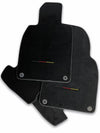 Audi SQ8 LHD Carpet Black Germany Flag Floor Mats (2020-2022)