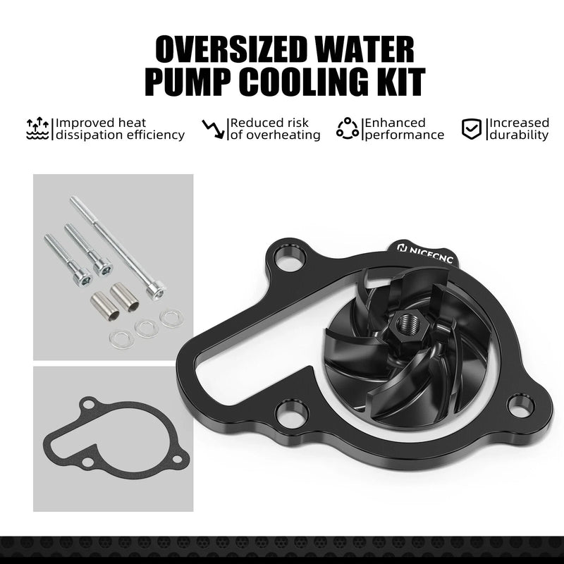 Honda CRF450 R RX CNC Oversized Water Pump Cooler Spacer Kit (2021-2025)