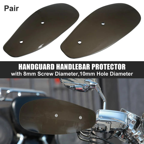 Harley Honda 2 x Pair Motorcycle Handlebar Handguards Protector