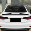 Audi A5 Sportback Gloss Black Rear Boot Spoiler Lip (2017-2024)