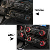 Ford F150 XLT (2015-2020) Blue Air Conditioner Switch Knob Trim