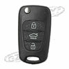 KIA Rondo Sportage Soul Rio Remote Case 3 Button Key Shell (2006-2019)