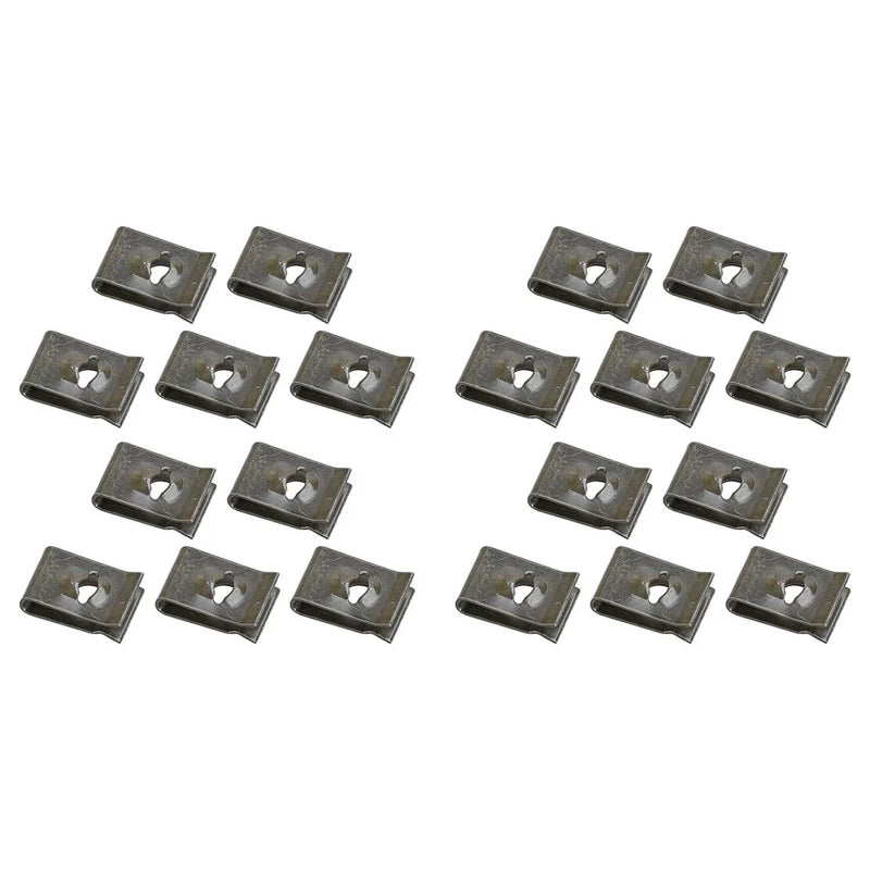 Various Models 20 x Car Bumper Inner Fender Wheel U-Type Groove Clips