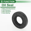 Make Model Oil Seal 17x35x7mm NBR Rubber Seal Ring, 5 Pcs