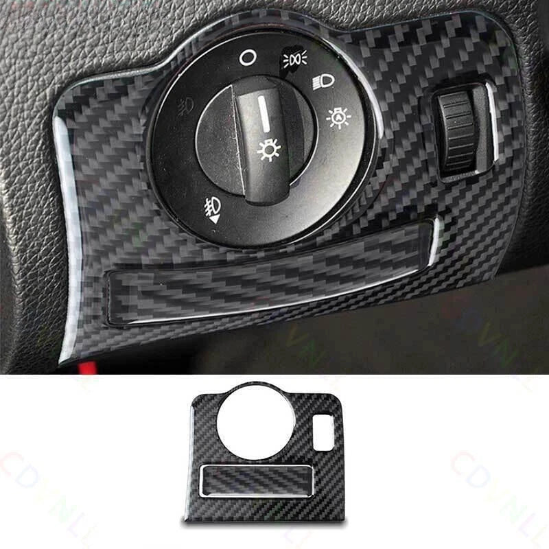 Ford Mustang Real Carbon Fiber Headlight Switch Cover (2010–2014)