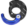 Motorcycle ATV 21-28mm Handlebar Blue CNC Helmet Hook Holder