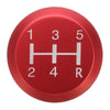 Universal Red Manual Car Gear Shift Knob