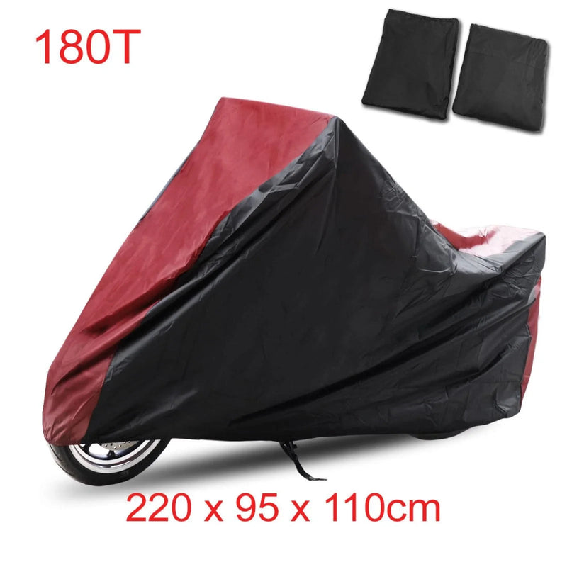 Motorcycle Cover / 190T / Rain Dust Motorcycle Cover Red Black UV