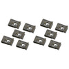 Car Bumper Inner Fender Wheel Retainers 10PC U-Type Groove Clips
