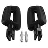 Harley Softail Fat Bob 2018-2025 Black Driver Rider Foot Pegs