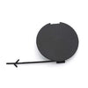 Jeep Renegade Black Front Bumper Tow Hook Eye Cap Cover (2015-2020)