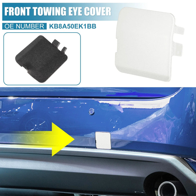 Mazda CX-5 (2017-2021) White Rear Bumper Tow Hook Cover