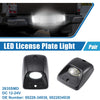 Toyota White LED License Plate Light Assembly