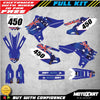 Yamaha YZF 450 (2010-2013) AUSSIE STYLE Stickers Custom Graphics Kit