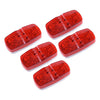 Trailer Truck RV 5x Red LED Side Marker Lights