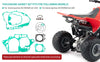 Honda TRX 450R Complete Full Engine Gasket Set (2004-2005)