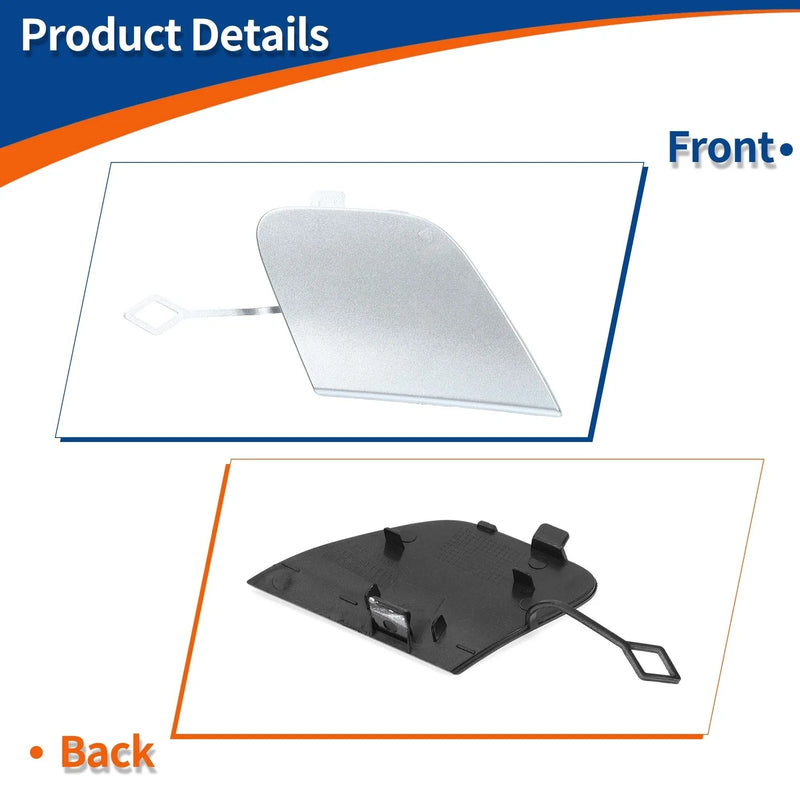 Mercedes-Benz W213 (2017-2023) Silver Tone Rear Bumper Tow Hook Cover