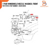 Toyota Hilux Vigo, Yaris Windshield Washer Nozzle Jet (2005-2014, 2008-2012)